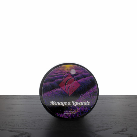 Catie's Bubbles Premium Shaving Soap, Menage a Lavande, 4oz.